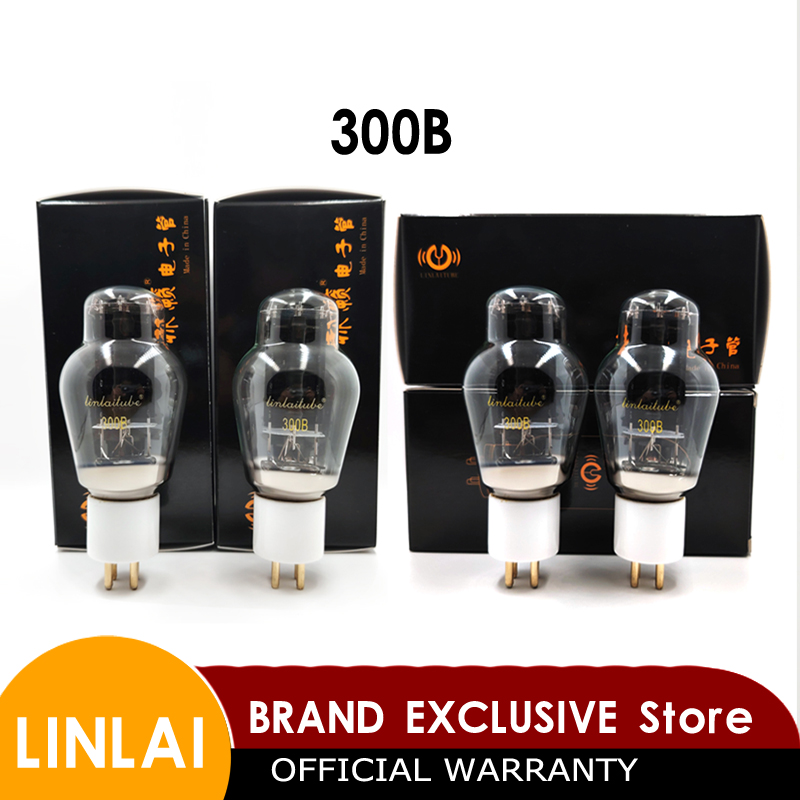 300B Vacuum Tube Matched Pair - Вакуумная лампа LINLAI 300B с белым