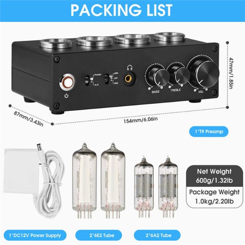 AB25-T9 Mini 6E2 MM/MC Phono S – обзор и цена Tube Phono Stage Mm Mc