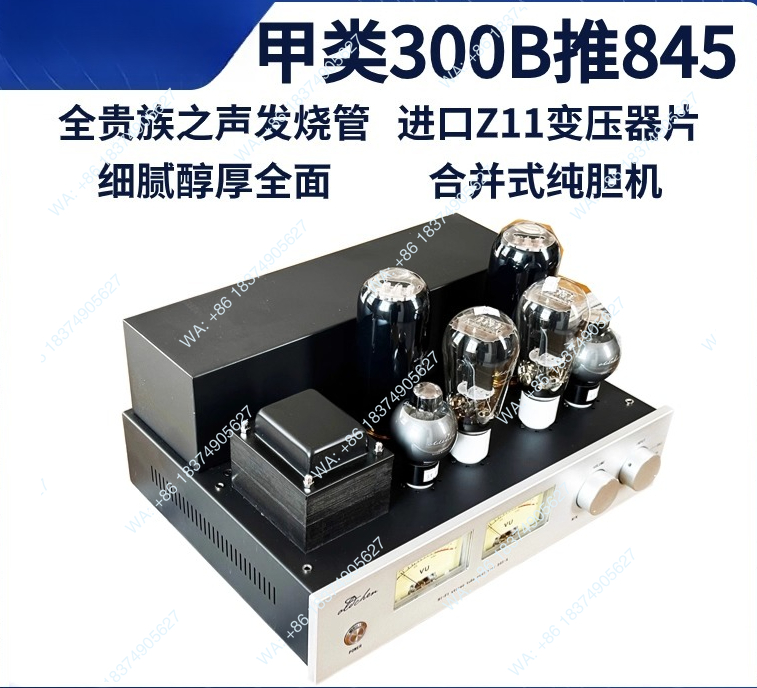 300B pushes 845 высокой мощнос – обзор и цена Class A Tube Amplifier 845