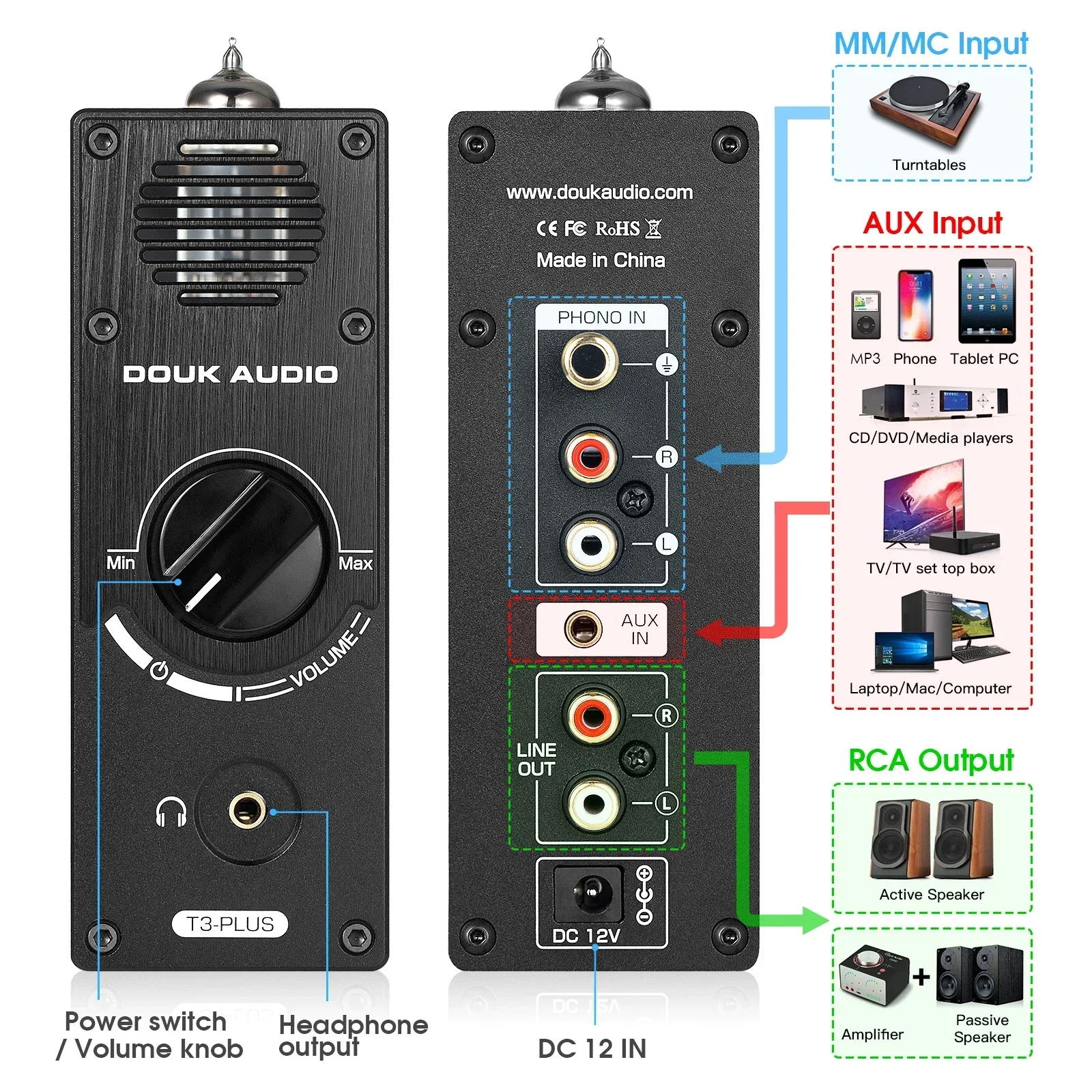 Мини-вакуумный ламповый предус – обзор и цена Tube Phono Stage Mm Mc