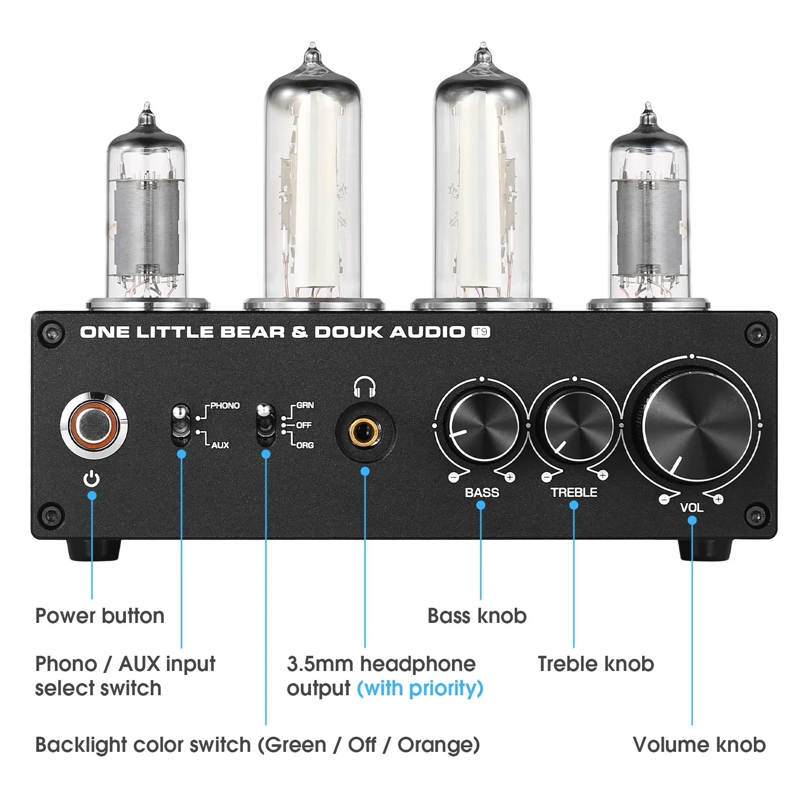 Nobsound T9 Mini 6E2 MM/MC пре – обзор и цена Tube Phono Stage Mm Mc