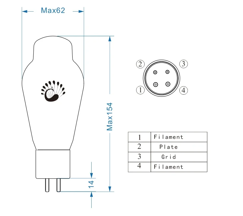 Вакуумные лампы PSVANE HiFi 30 – обзор и цена 300B Vacuum Tube Matched Pair
